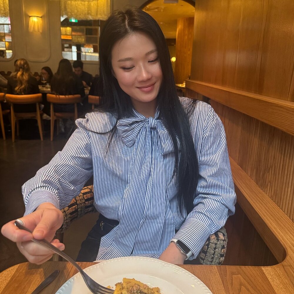 Elle Clothing Striped Bowtie Shirt